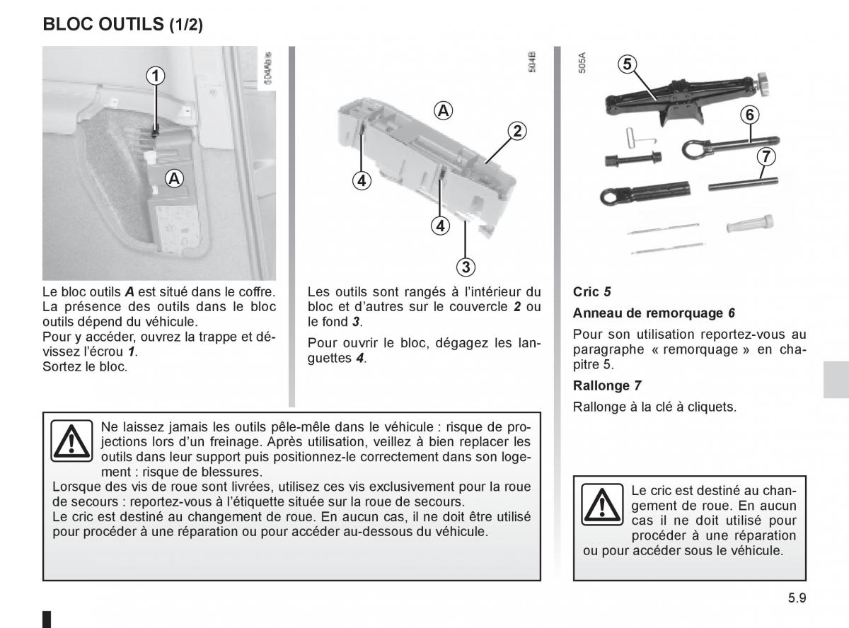 Renault Espace IV 4 manuel du proprietaire / page 199