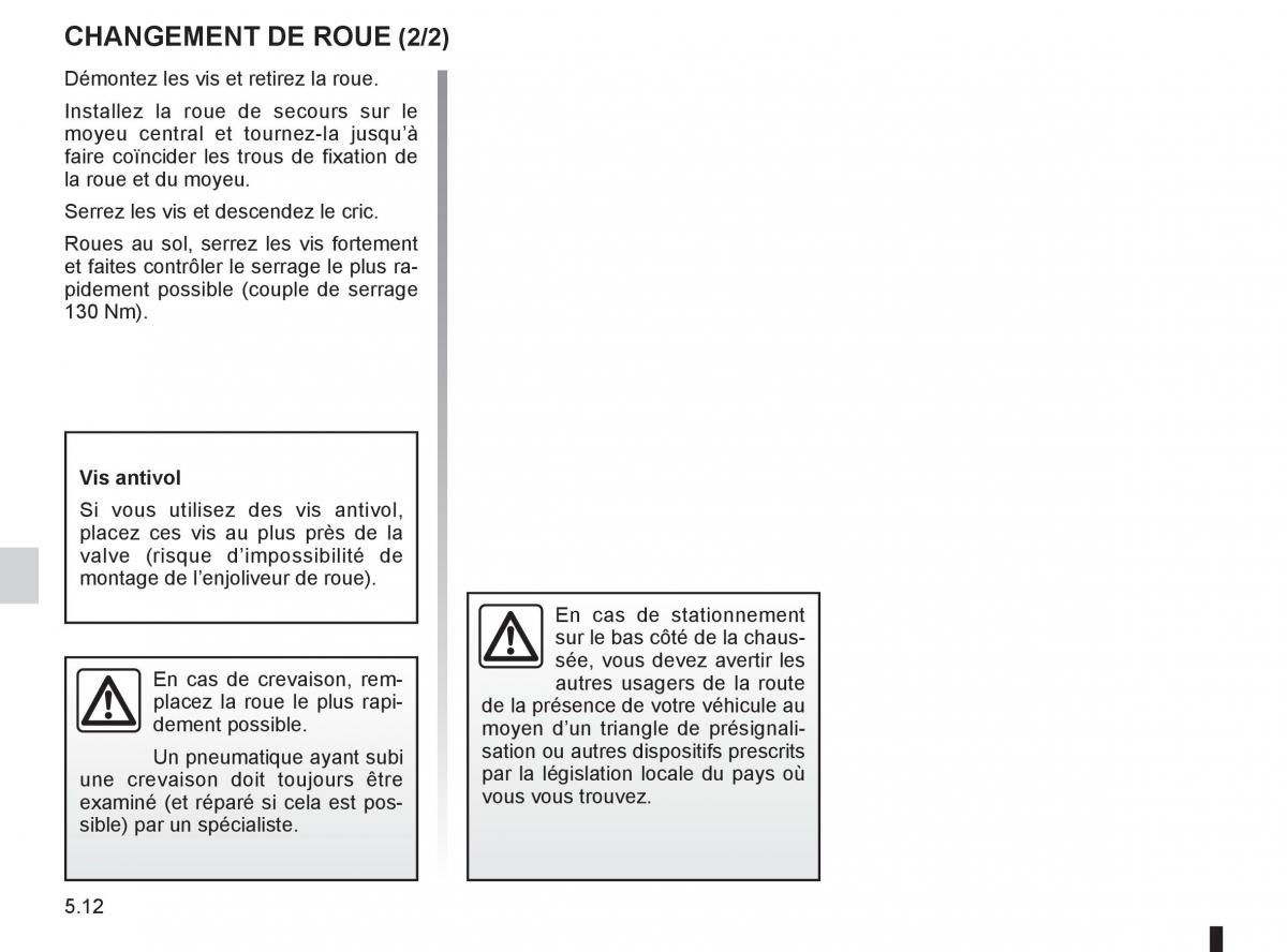 Renault Espace IV 4 manuel du proprietaire / page 202