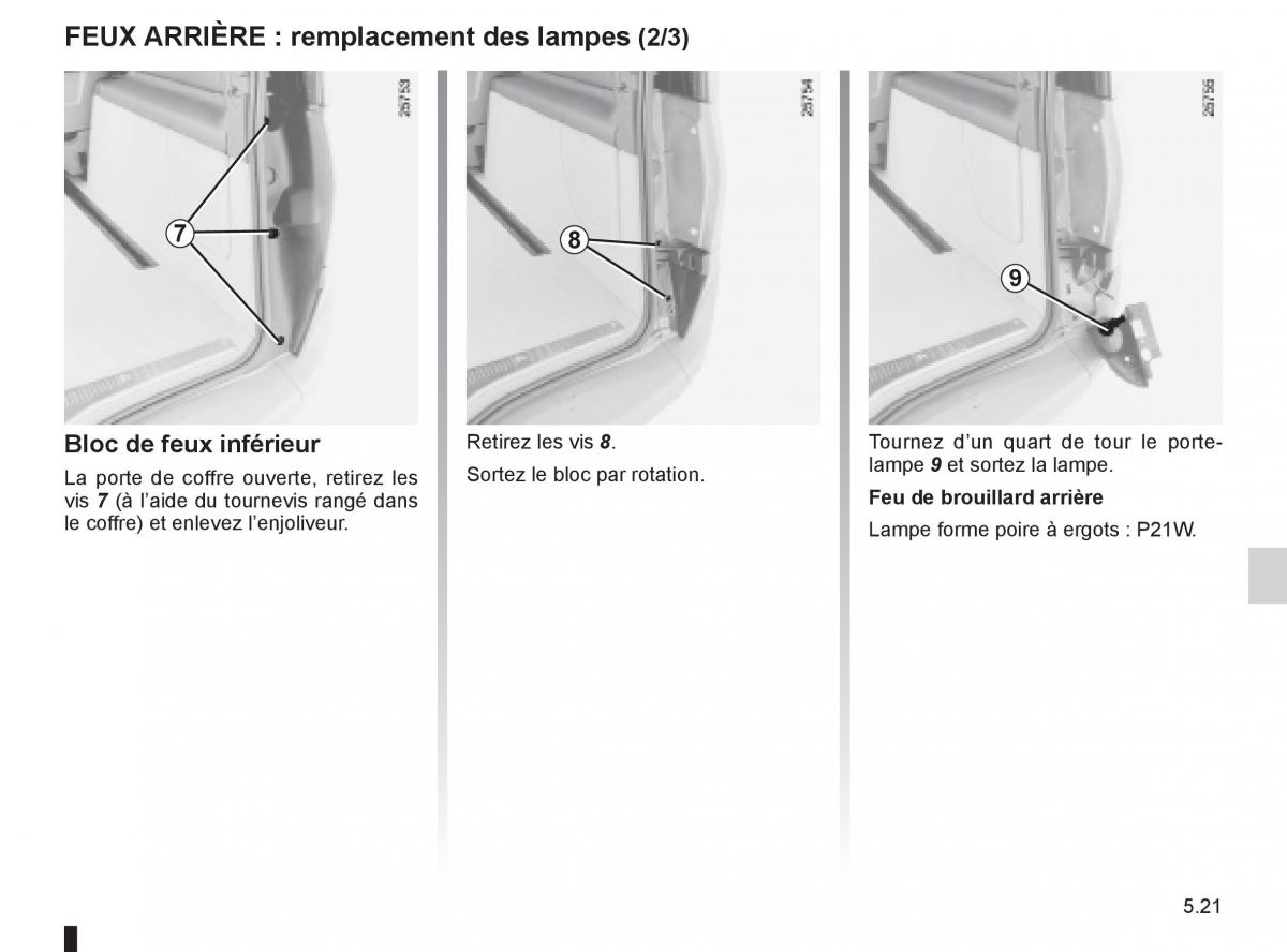 Renault Espace IV 4 manuel du proprietaire / page 211