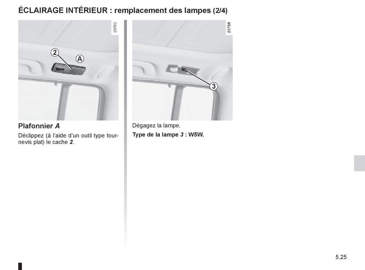 Renault Espace IV 4 manuel du proprietaire / page 215