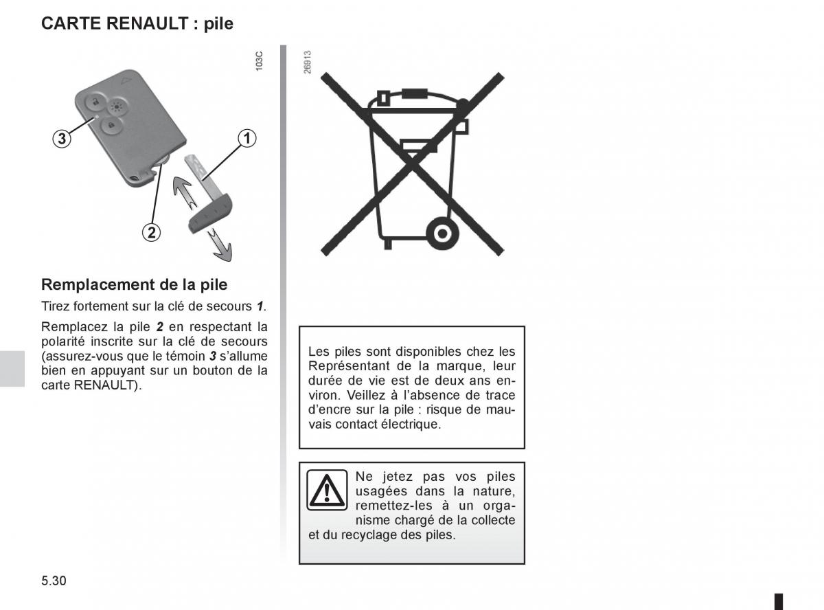 Renault Espace IV 4 manuel du proprietaire / page 220