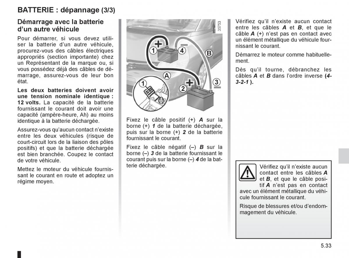 Renault Espace IV 4 manuel du proprietaire / page 223