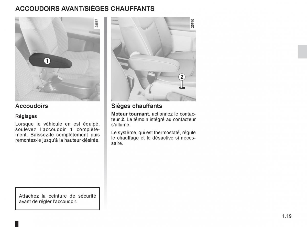 Renault Espace IV 4 manuel du proprietaire / page 25