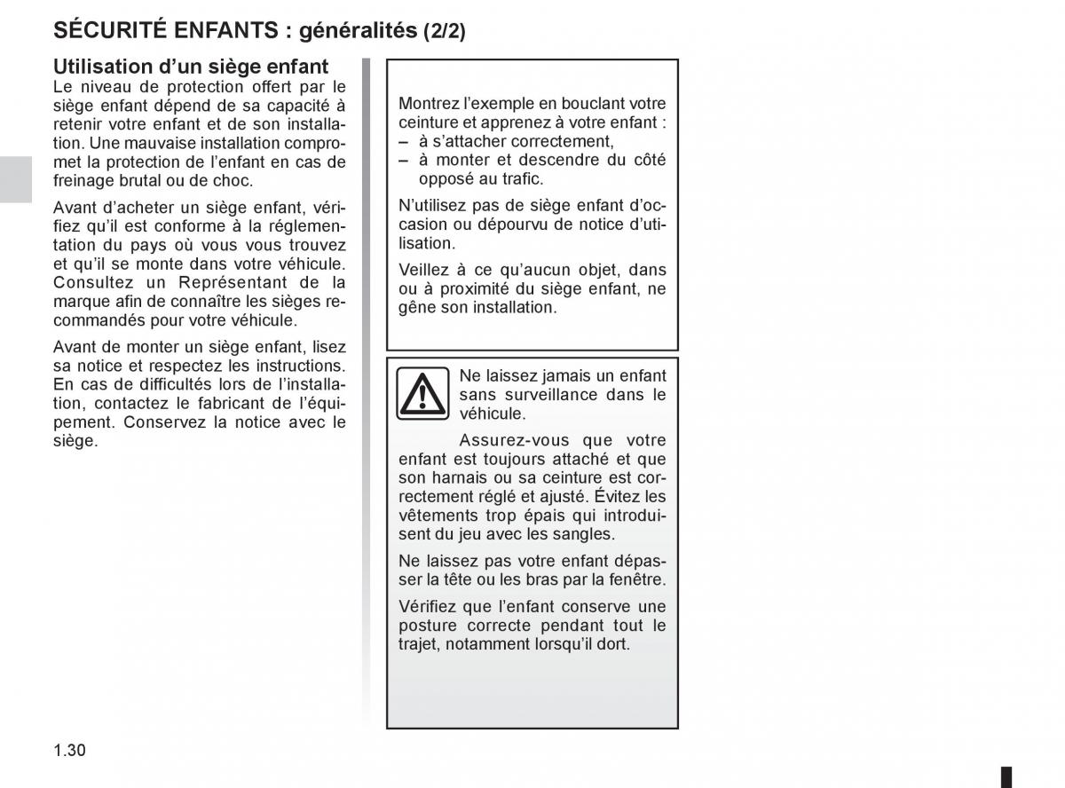 Renault Espace IV 4 manuel du proprietaire / page 36