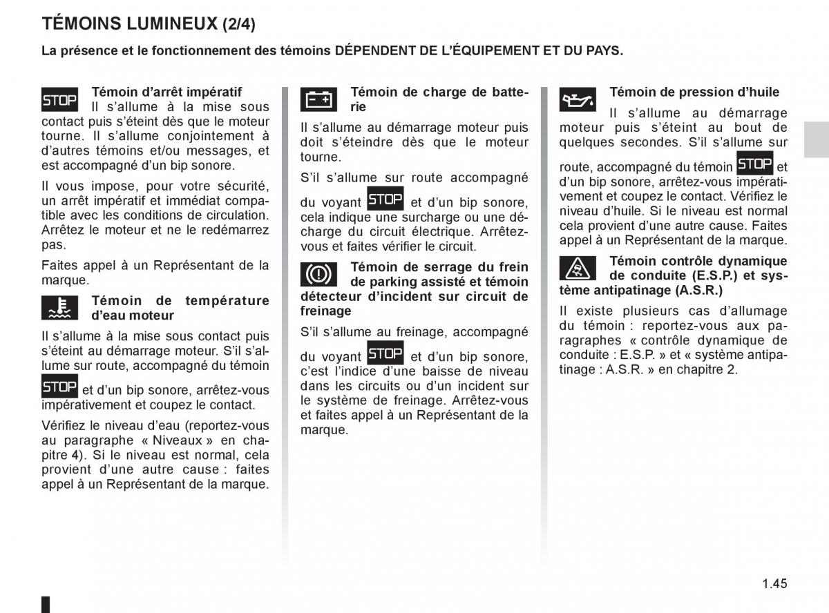 Renault Espace IV 4 manuel du proprietaire / page 51