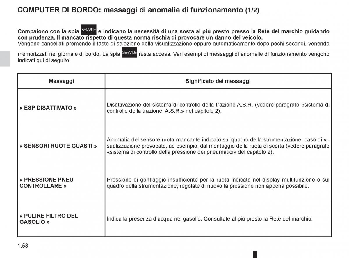 Renault Espace IV 4 manuale del proprietario / page 64