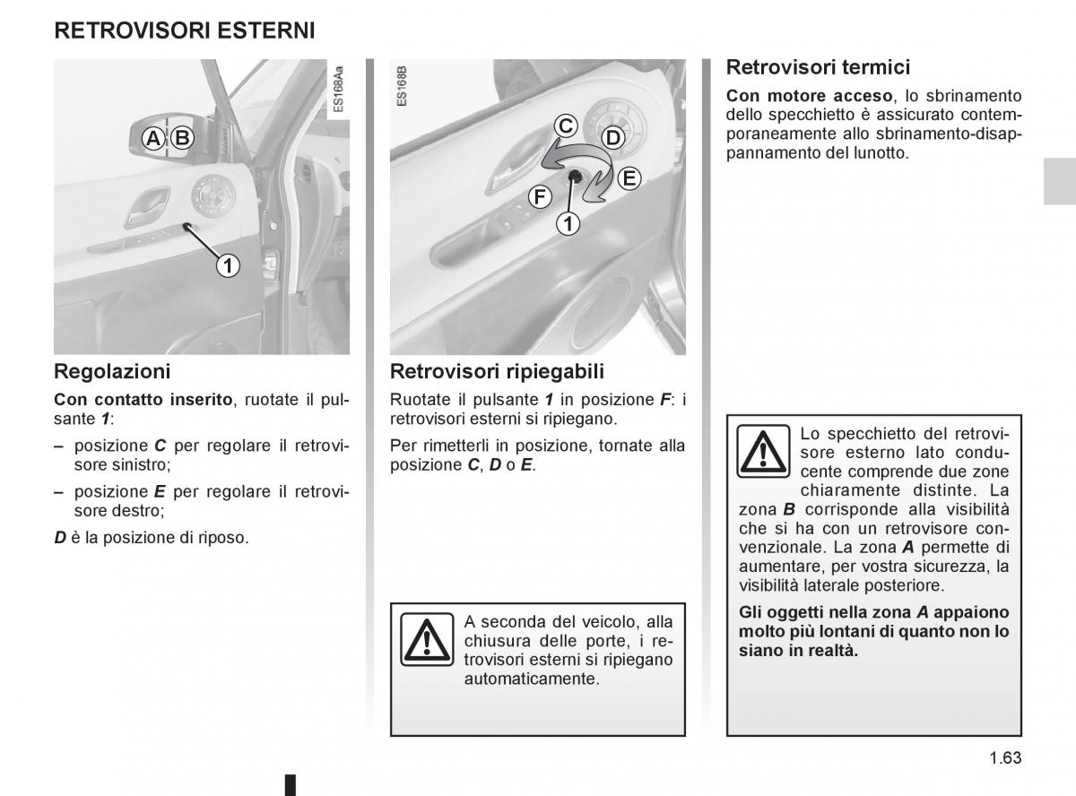 Renault Espace IV 4 manuale del proprietario / page 69