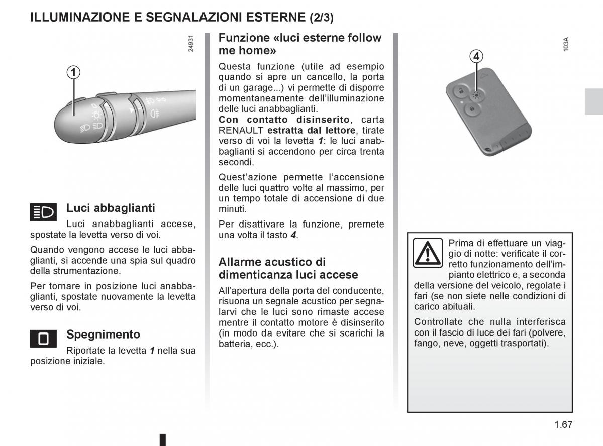 Renault Espace IV 4 manuale del proprietario / page 73