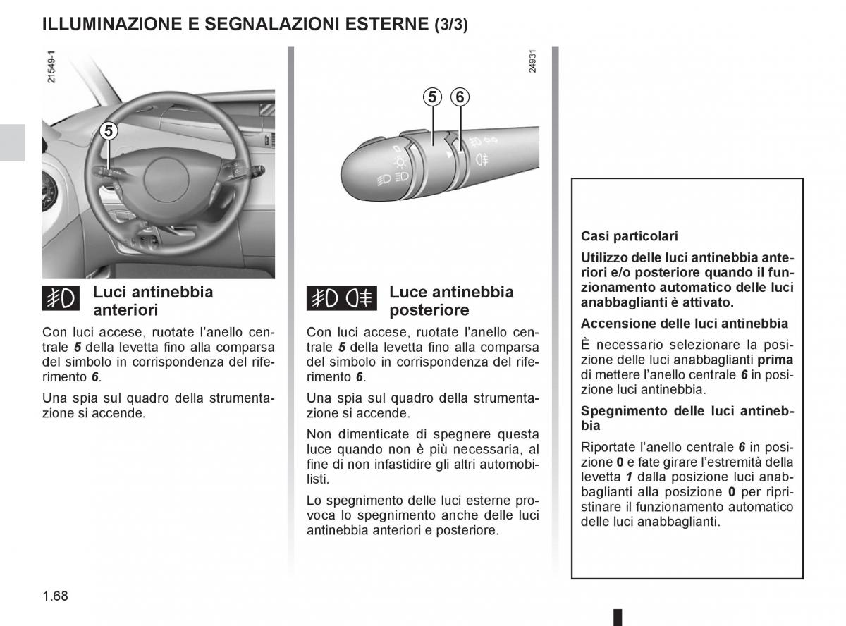 Renault Espace IV 4 manuale del proprietario / page 74