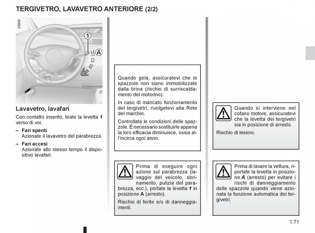 Renault Espace IV 4 manuale del proprietario / page 77