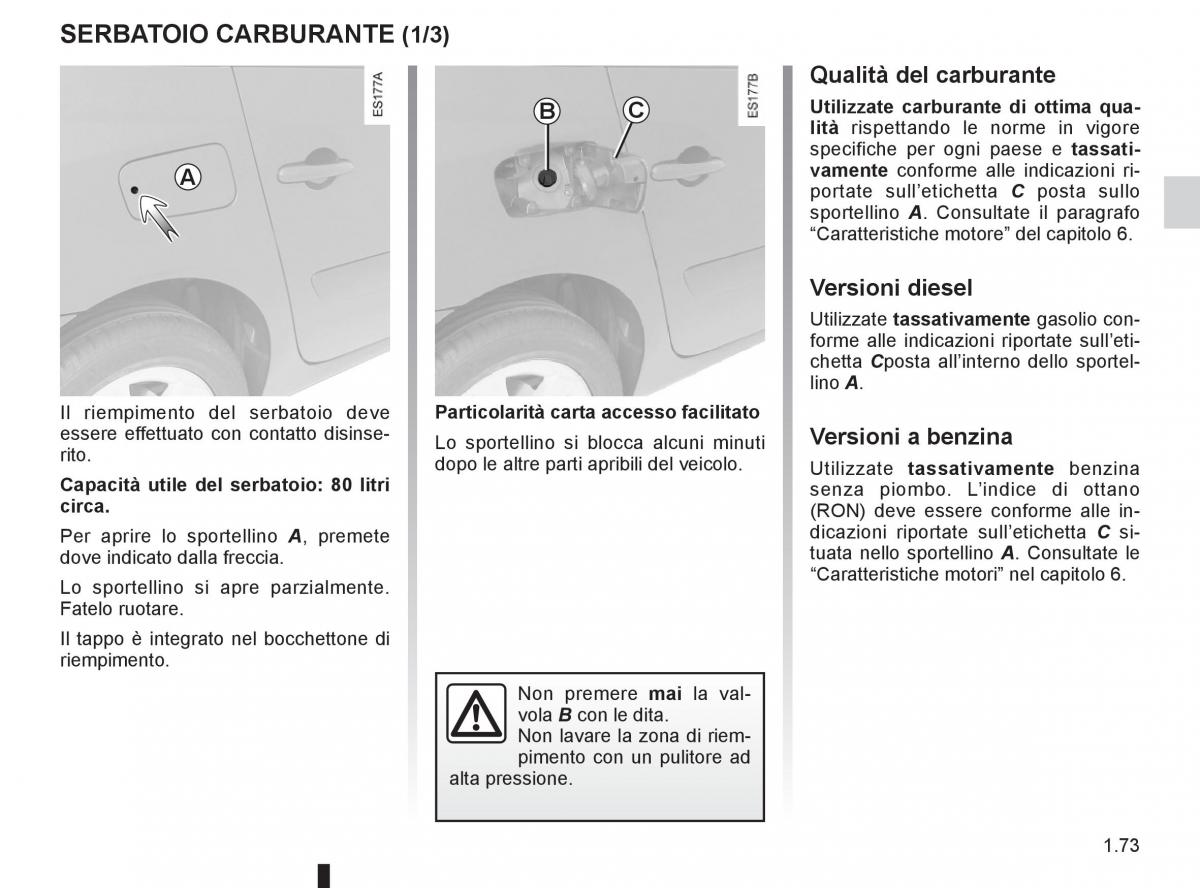 Renault Espace IV 4 manuale del proprietario / page 79