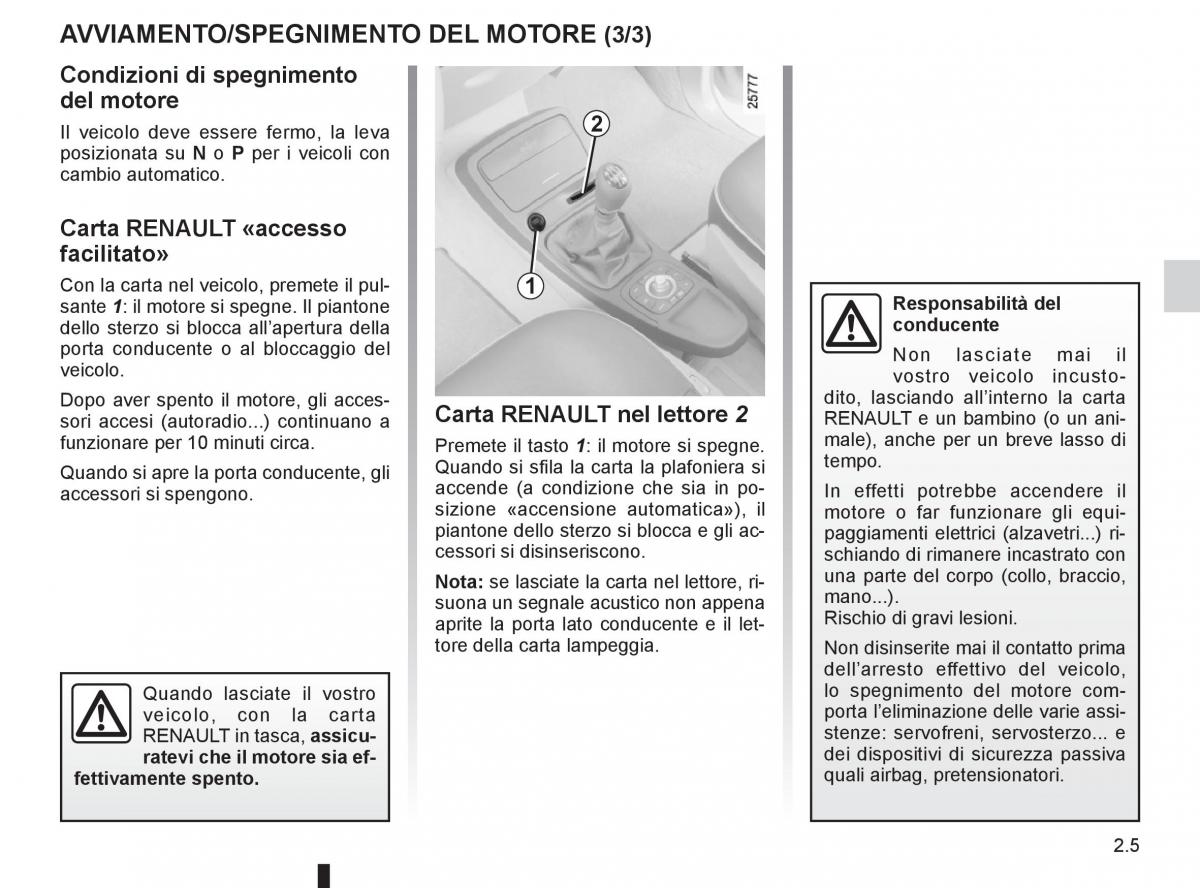 Renault Espace IV 4 manuale del proprietario / page 87