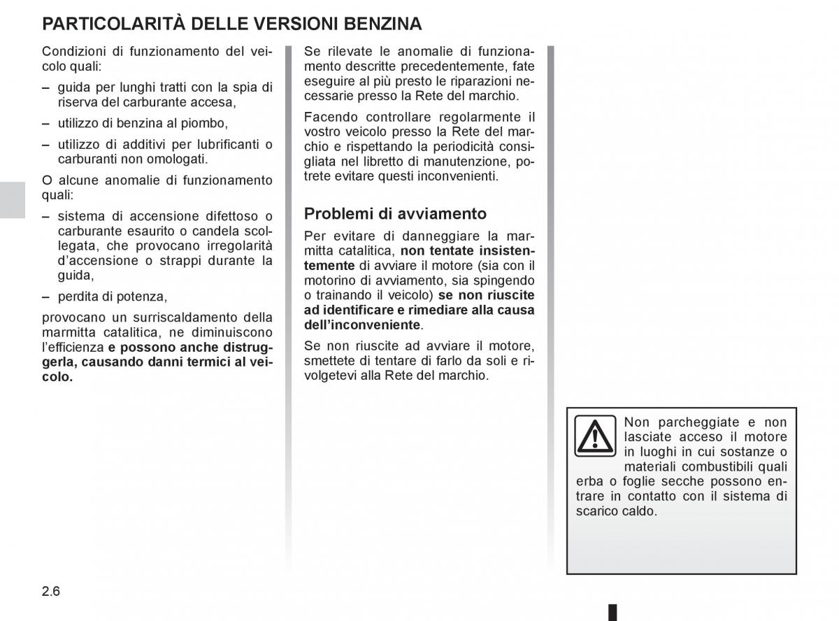 Renault Espace IV 4 manuale del proprietario / page 88