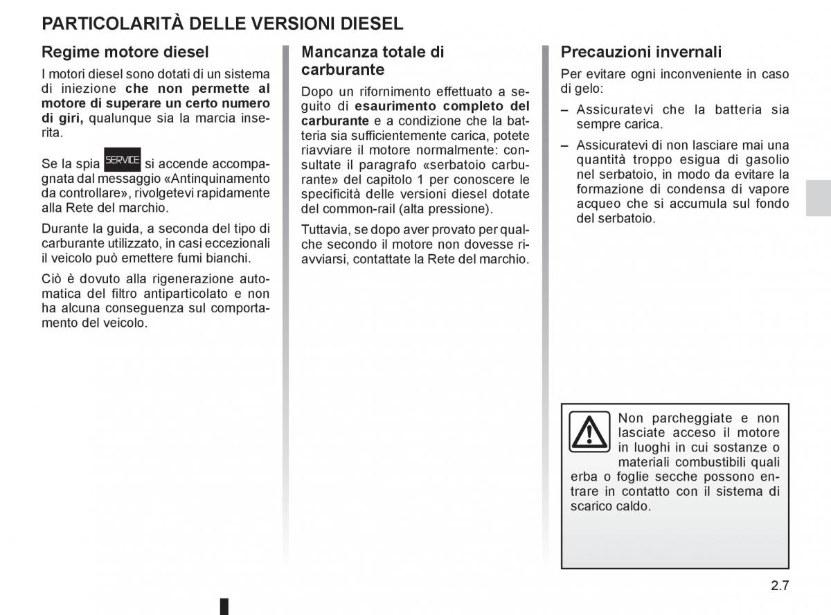 Renault Espace IV 4 manuale del proprietario / page 89