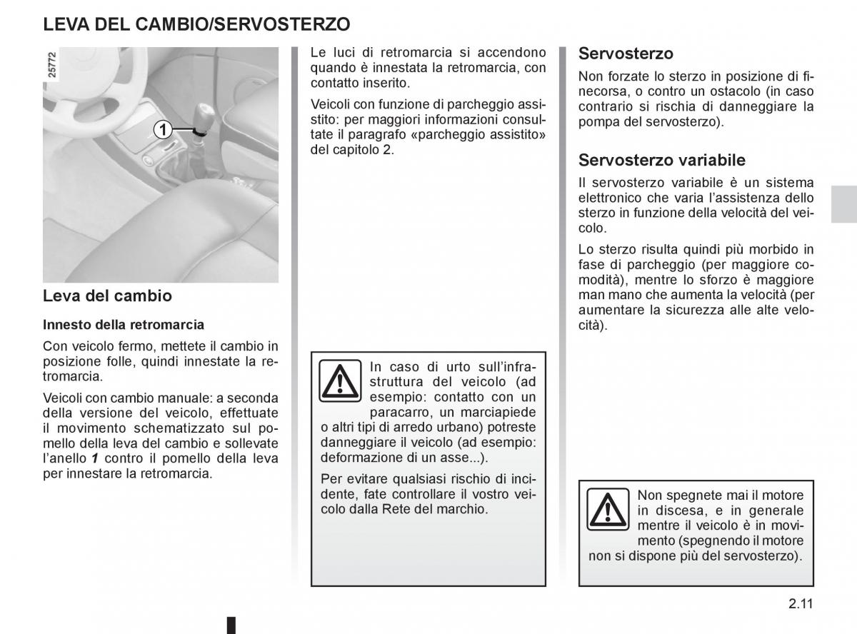 Renault Espace IV 4 manuale del proprietario / page 93