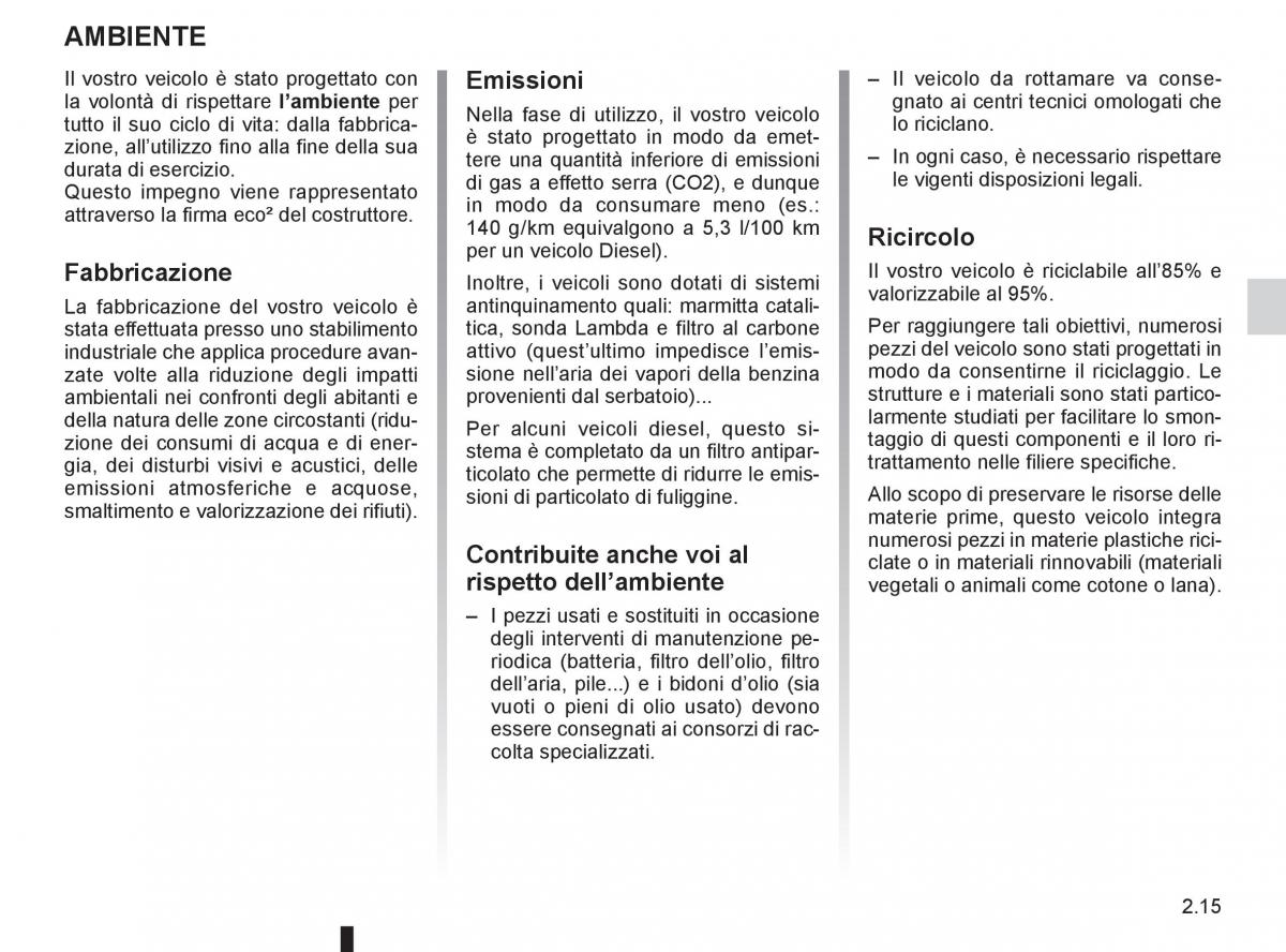 Renault Espace IV 4 manuale del proprietario / page 97