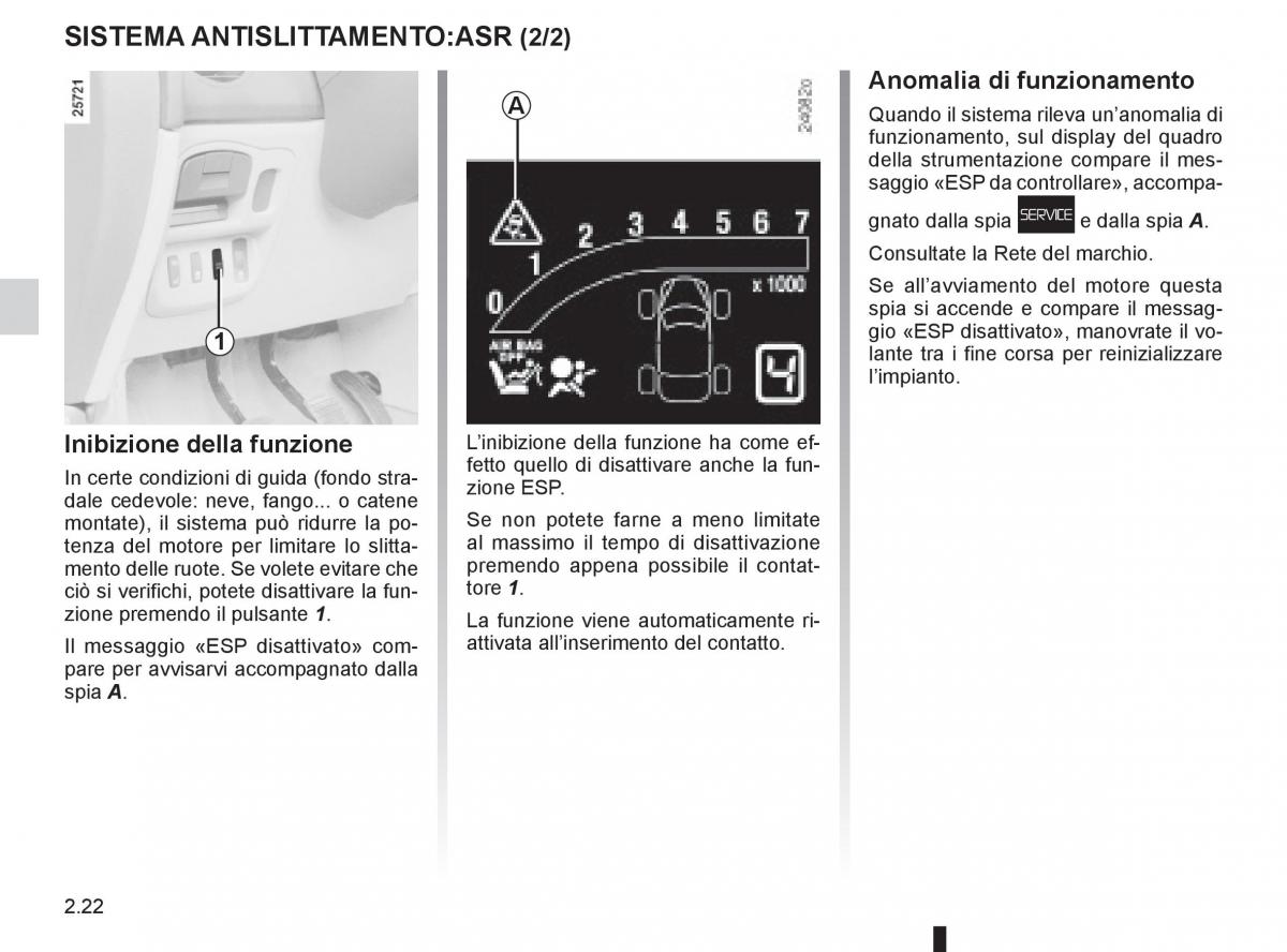 Renault Espace IV 4 manuale del proprietario / page 104