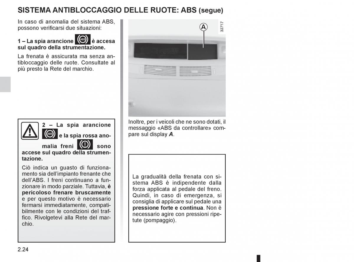 Renault Espace IV 4 manuale del proprietario / page 106