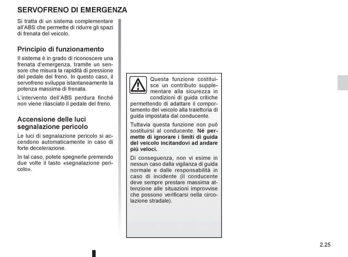 Renault Espace IV 4 manuale del proprietario / page 107