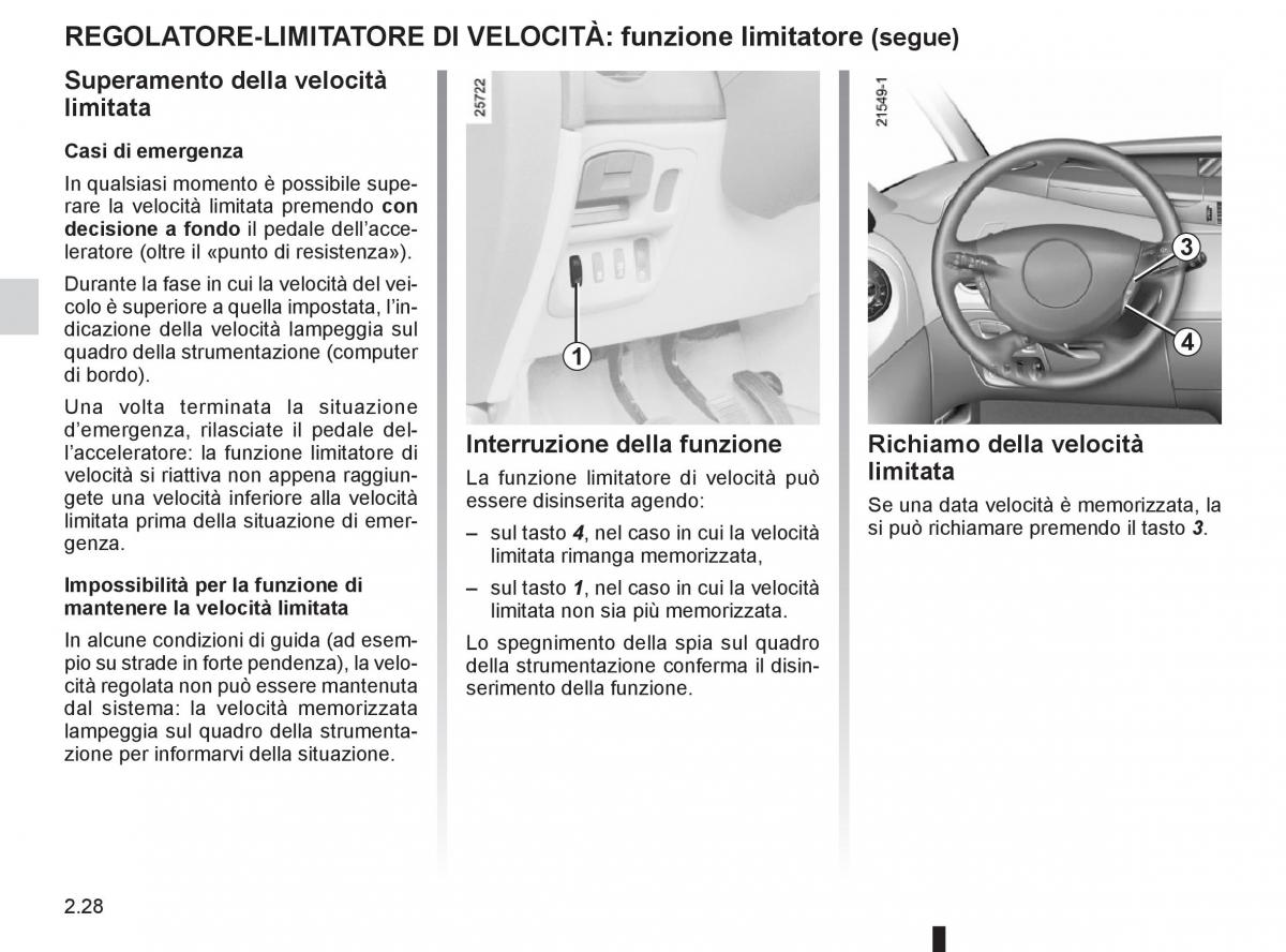 Renault Espace IV 4 manuale del proprietario / page 110