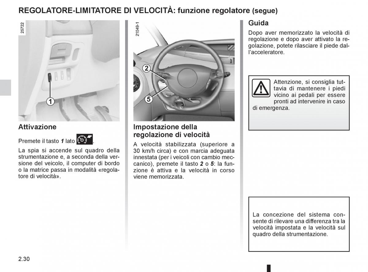 Renault Espace IV 4 manuale del proprietario / page 112