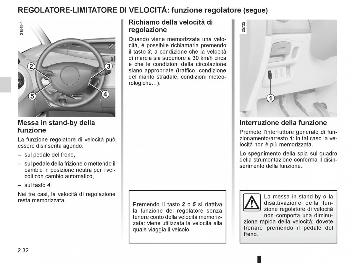 Renault Espace IV 4 manuale del proprietario / page 114