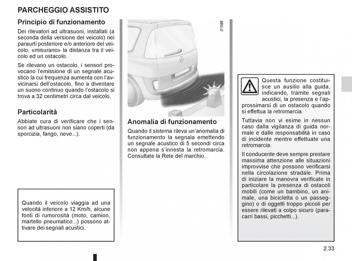 Renault Espace IV 4 manuale del proprietario / page 115