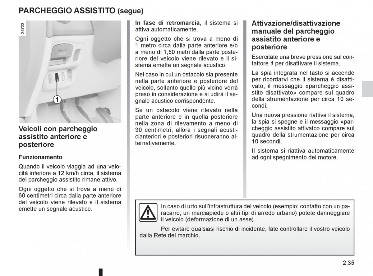 Renault Espace IV 4 manuale del proprietario / page 117