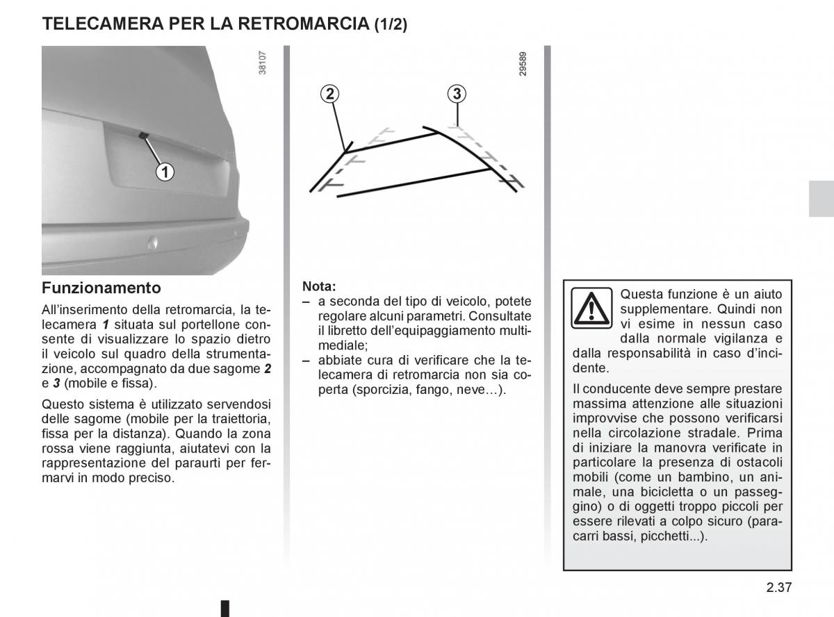 Renault Espace IV 4 manuale del proprietario / page 119