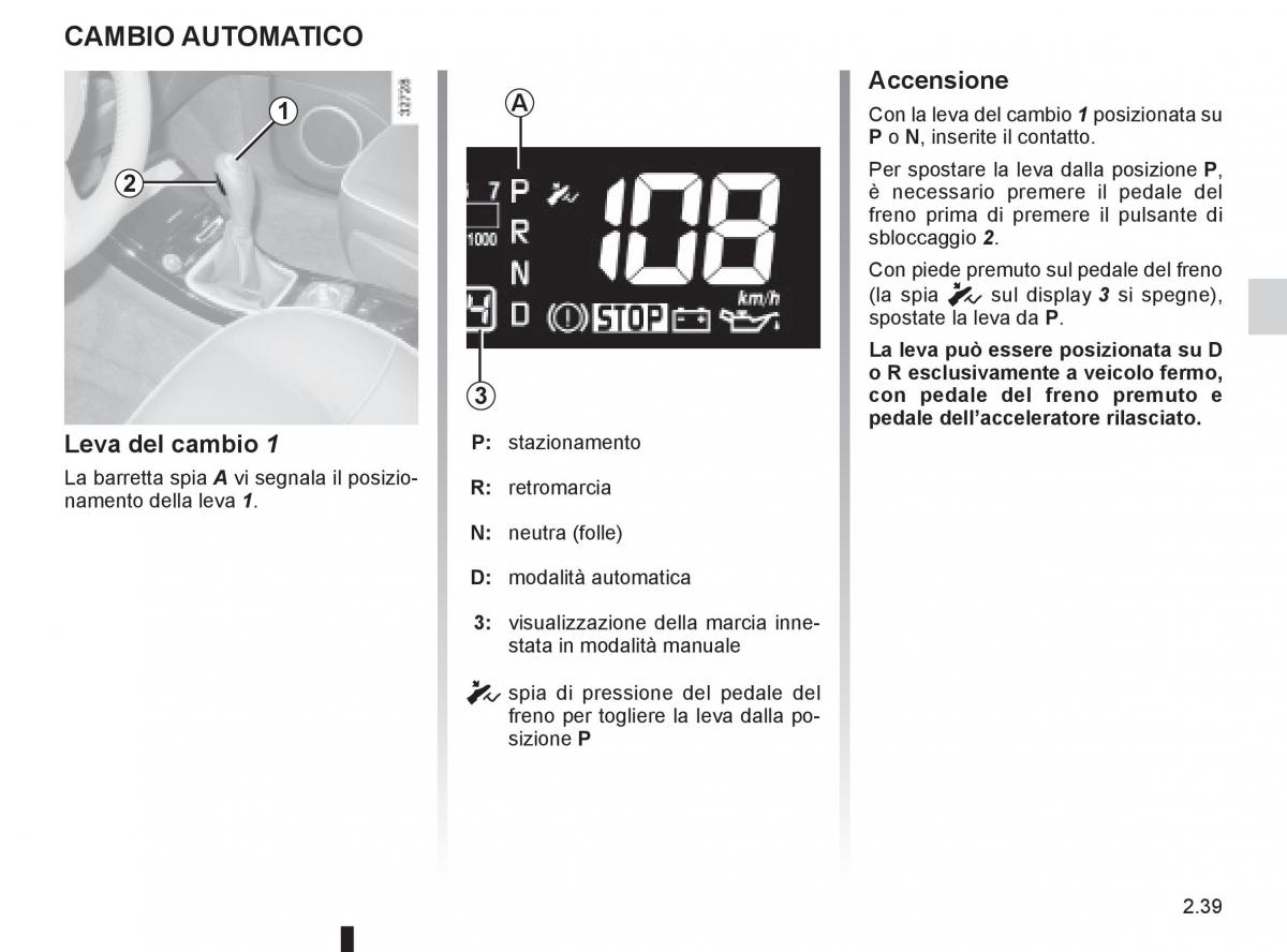 Renault Espace IV 4 manuale del proprietario / page 121