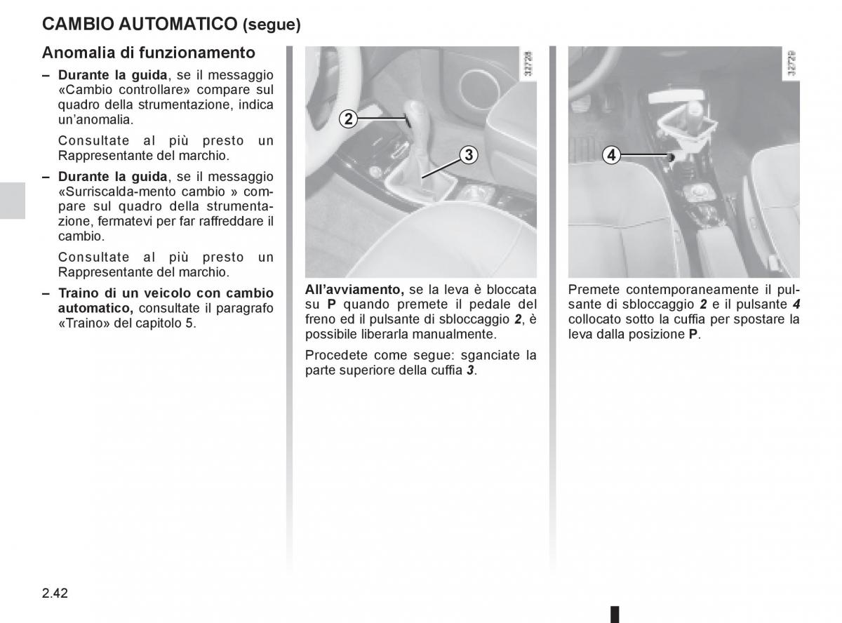 Renault Espace IV 4 manuale del proprietario / page 124