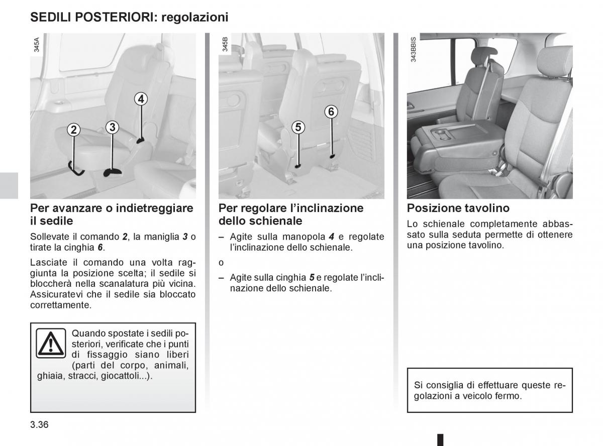 Renault Espace IV 4 manuale del proprietario / page 160