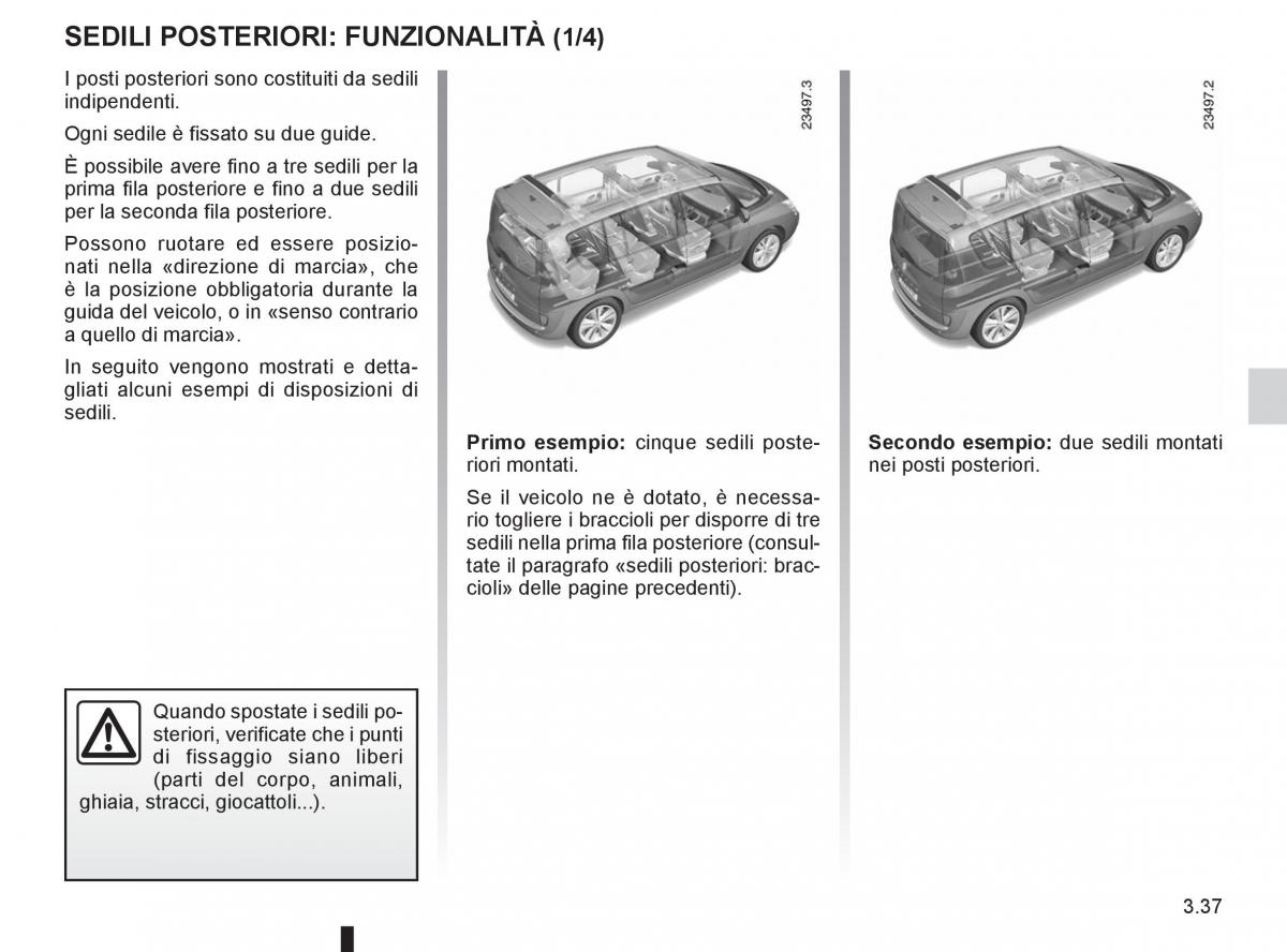 Renault Espace IV 4 manuale del proprietario / page 161