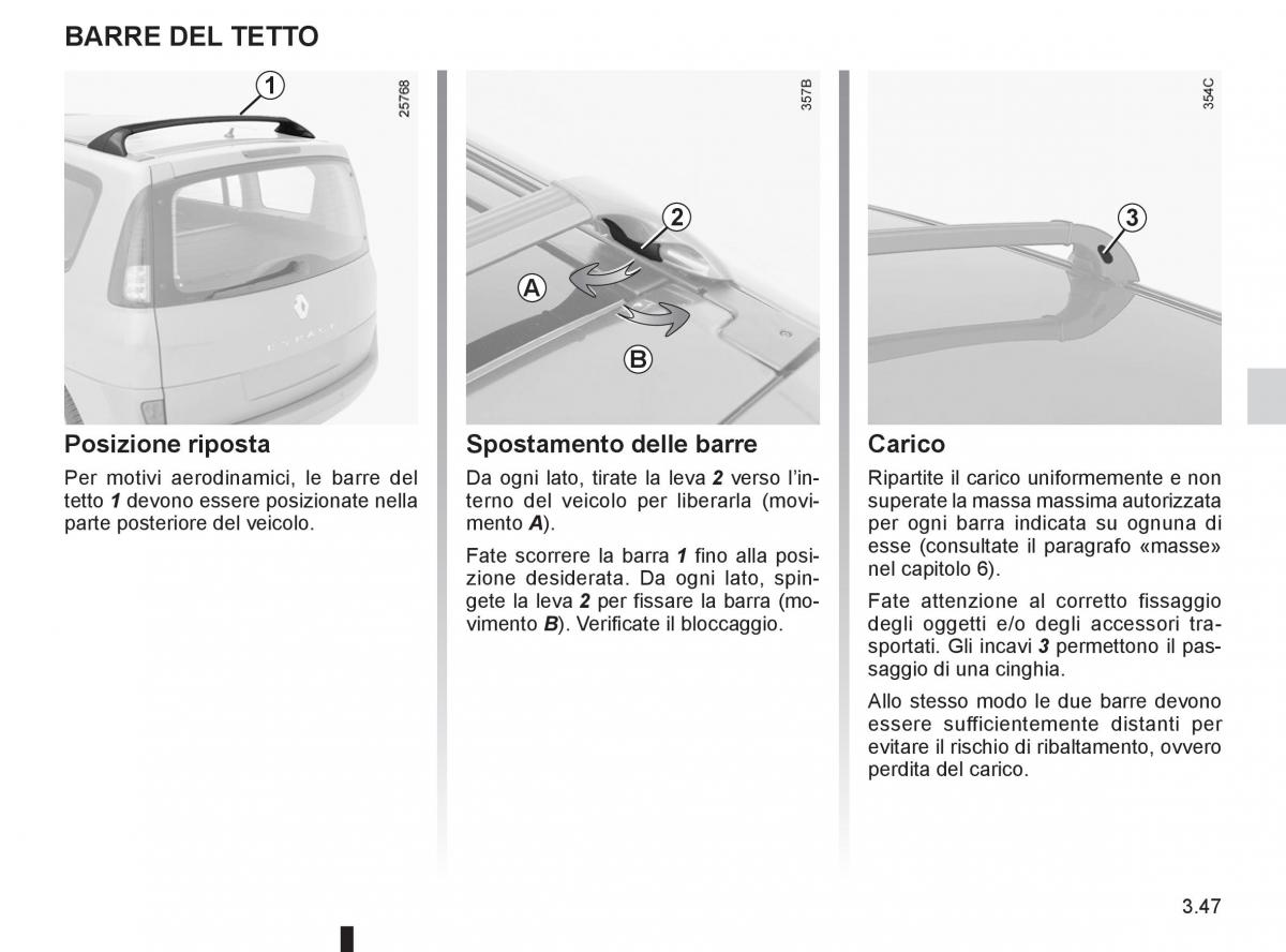 Renault Espace IV 4 manuale del proprietario / page 171