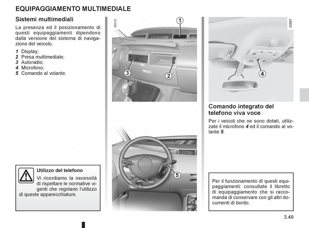 Renault Espace IV 4 manuale del proprietario / page 173