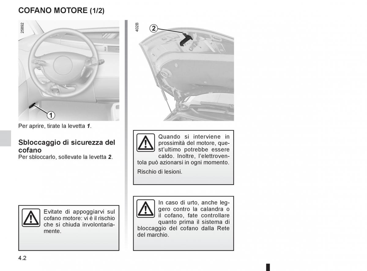 Renault Espace IV 4 manuale del proprietario / page 176