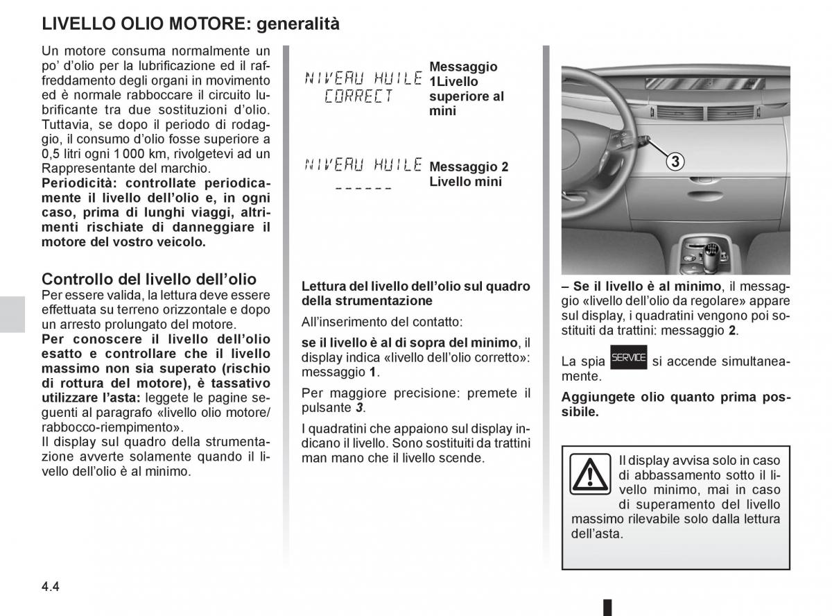 Renault Espace IV 4 manuale del proprietario / page 178