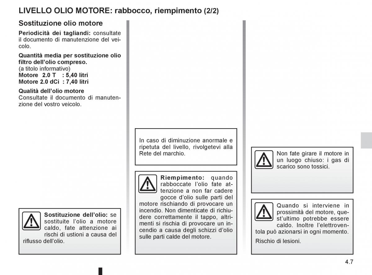 Renault Espace IV 4 manuale del proprietario / page 181