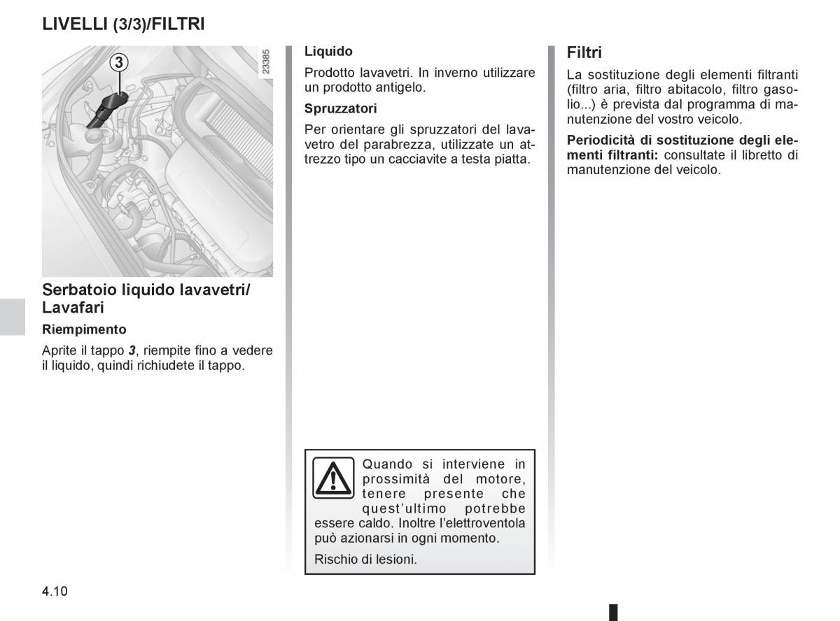 Renault Espace IV 4 manuale del proprietario / page 184