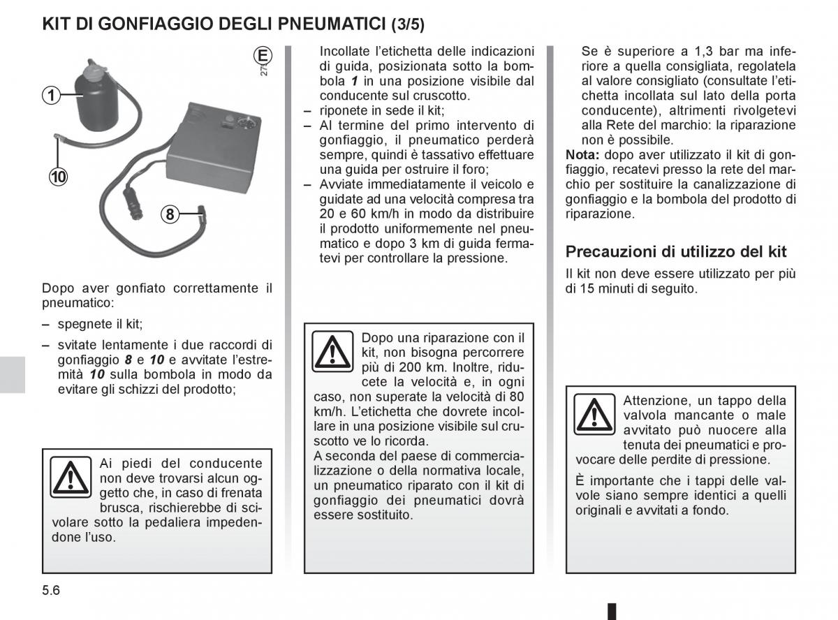 Renault Espace IV 4 manuale del proprietario / page 196