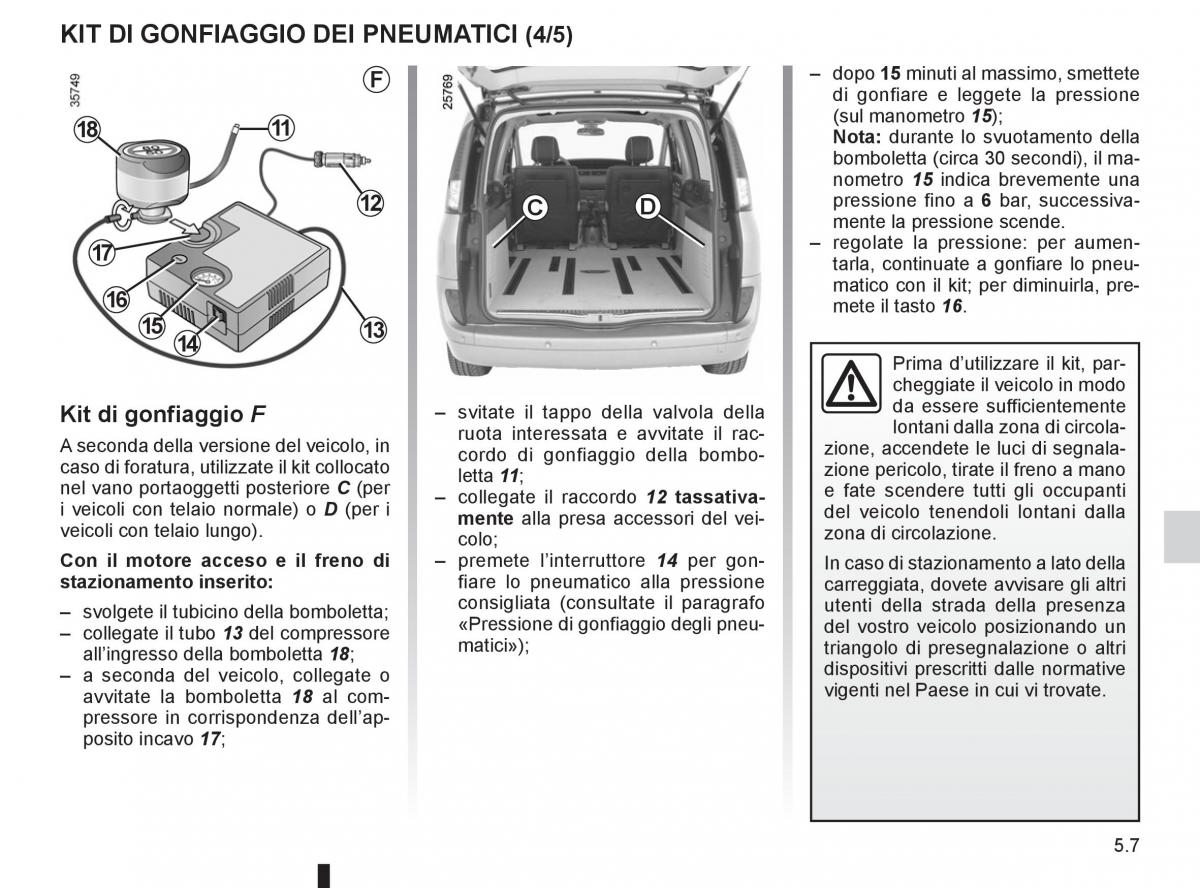 Renault Espace IV 4 manuale del proprietario / page 197