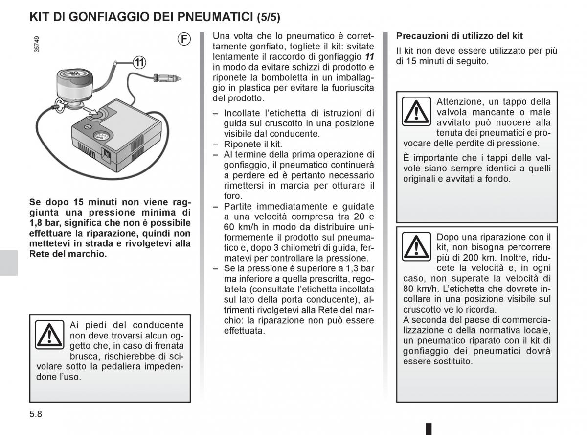 Renault Espace IV 4 manuale del proprietario / page 198