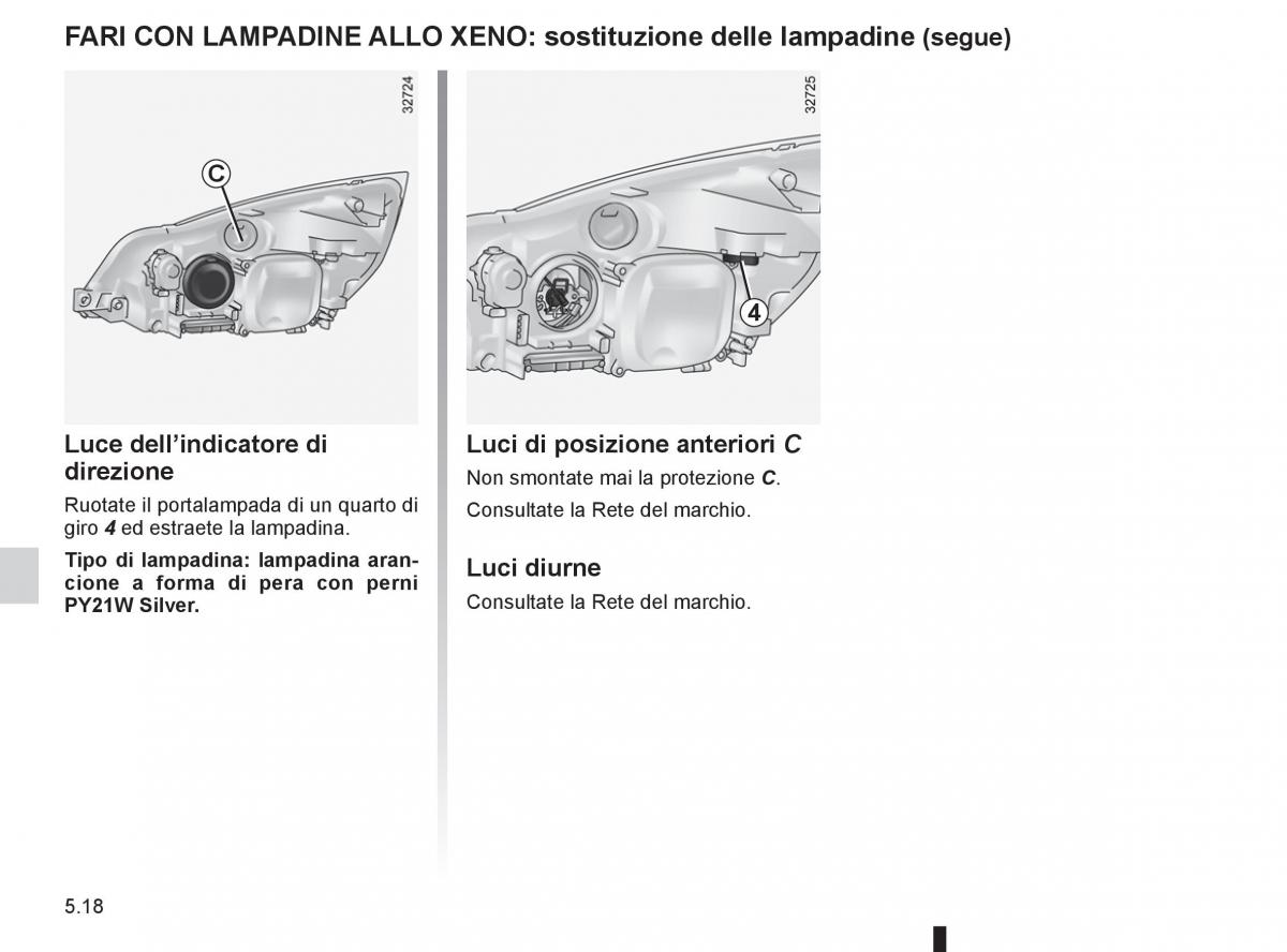 Renault Espace IV 4 manuale del proprietario / page 208