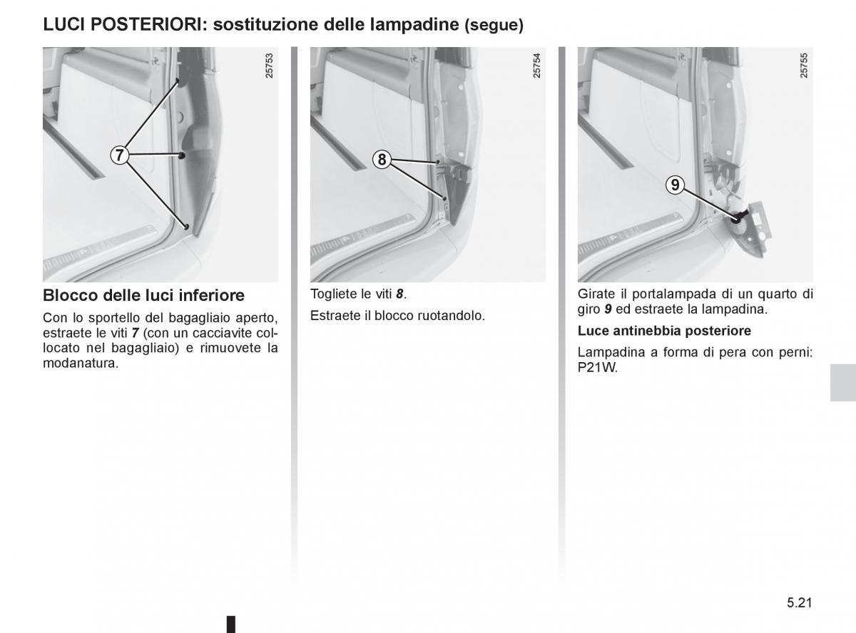 Renault Espace IV 4 manuale del proprietario / page 211