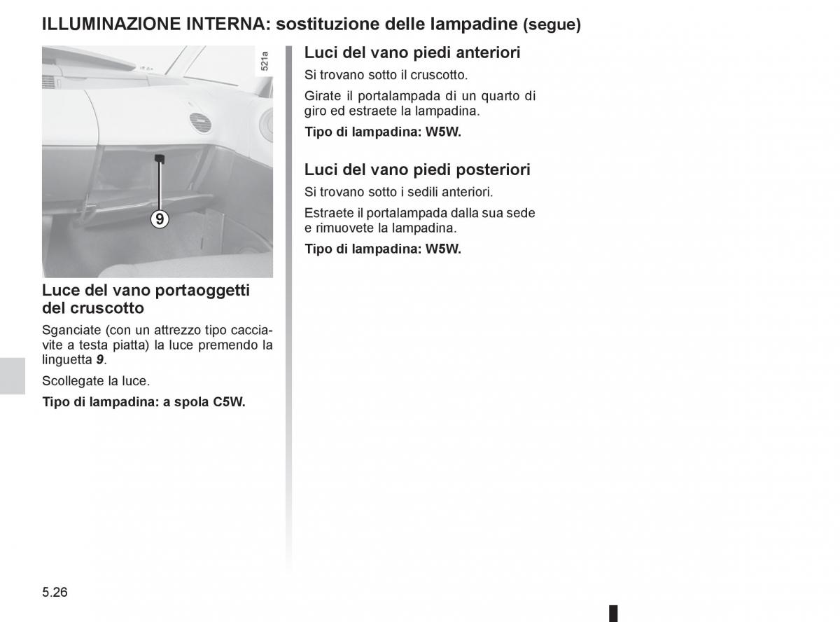 Renault Espace IV 4 manuale del proprietario / page 216