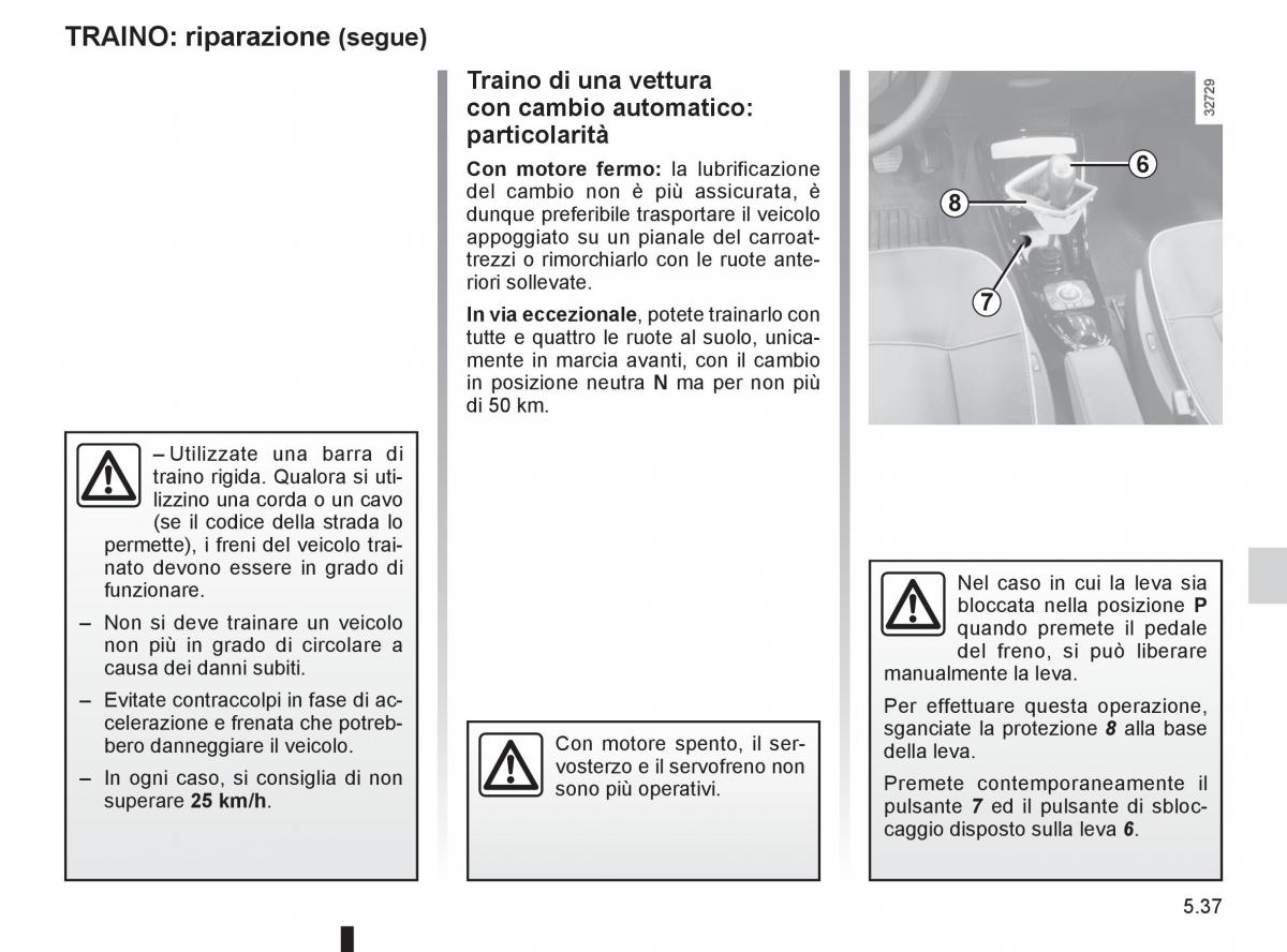 Renault Espace IV 4 manuale del proprietario / page 227