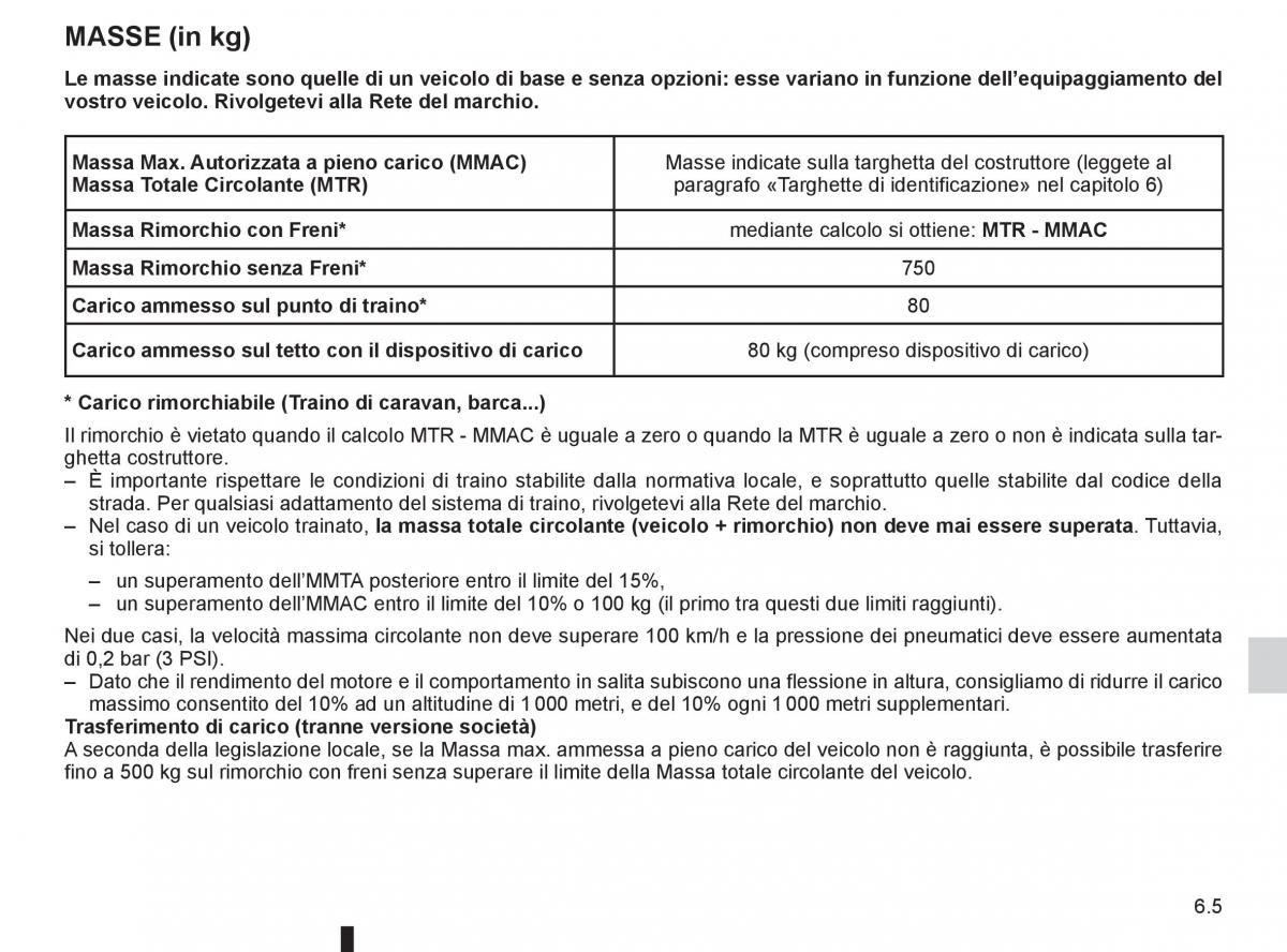 Renault Espace IV 4 manuale del proprietario / page 237