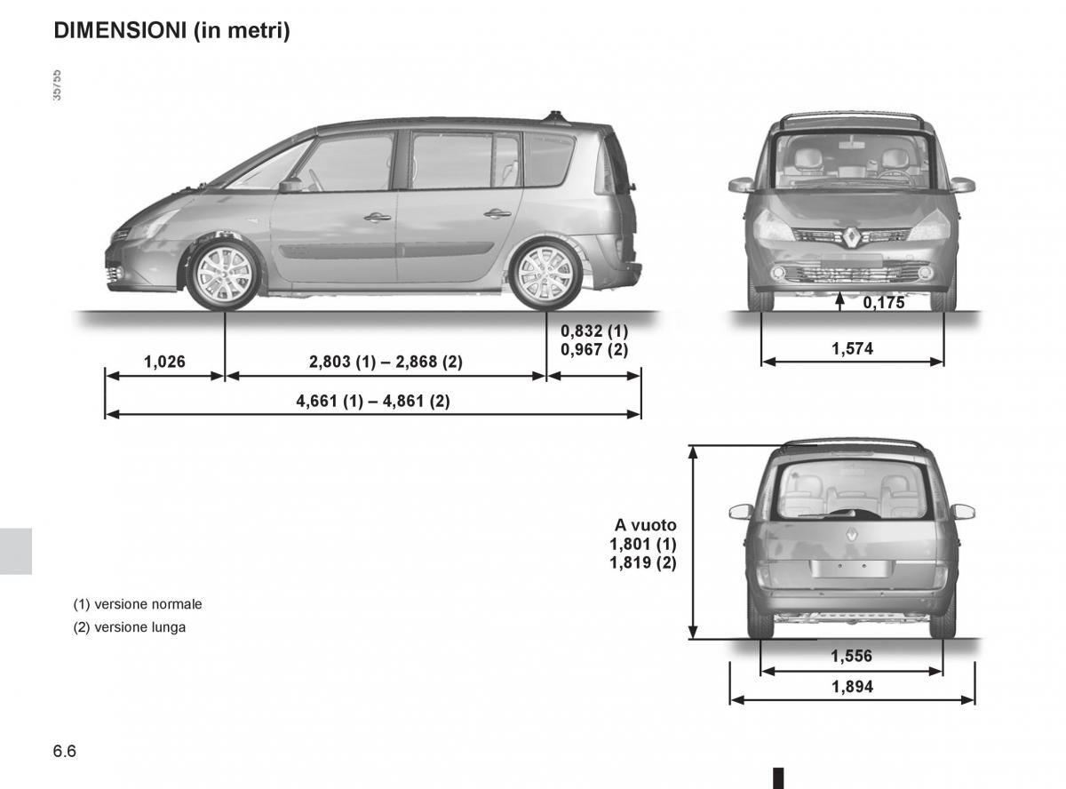 Renault Espace IV 4 manuale del proprietario / page 238