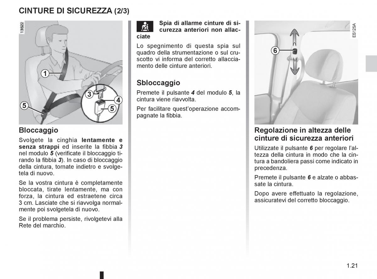 Renault Espace IV 4 manuale del proprietario / page 27