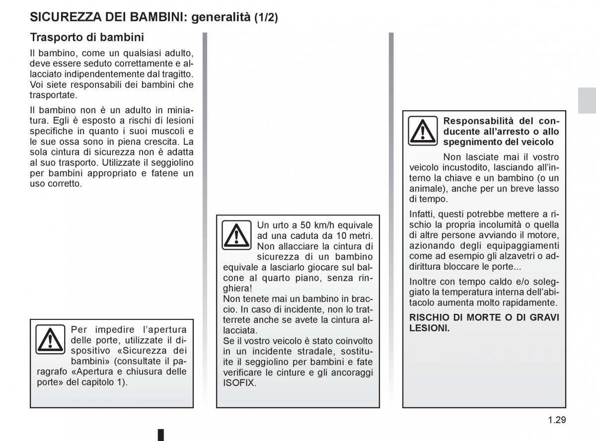 Renault Espace IV 4 manuale del proprietario / page 35